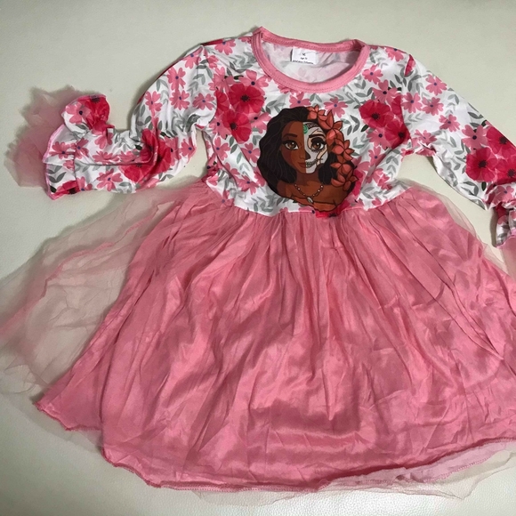 Moana cute and scary twirl dress - Picture 3 of 5